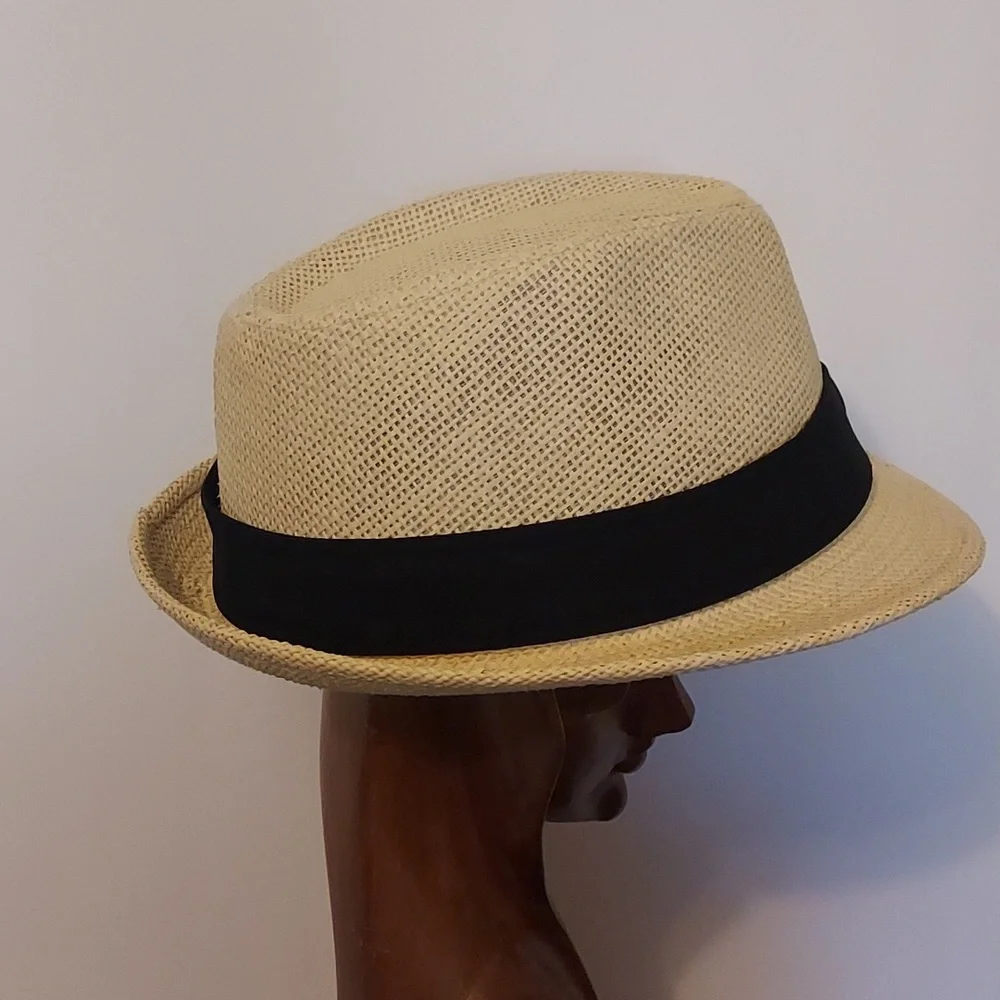 Straw Fedora Beige Aspen Food and Wine Classic